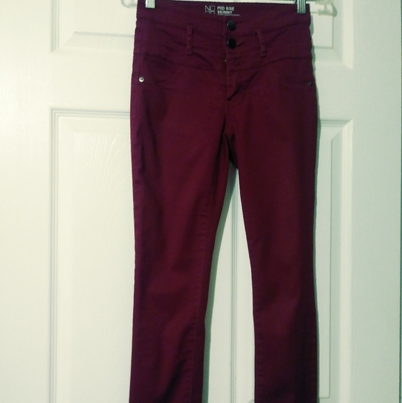 🐹NO BO MIDRISE SKINNY PURPLE JEAN🐔SIZE 3(Junior)FABULOUS GIFT WEAR 💜 - Picture 2 of 4